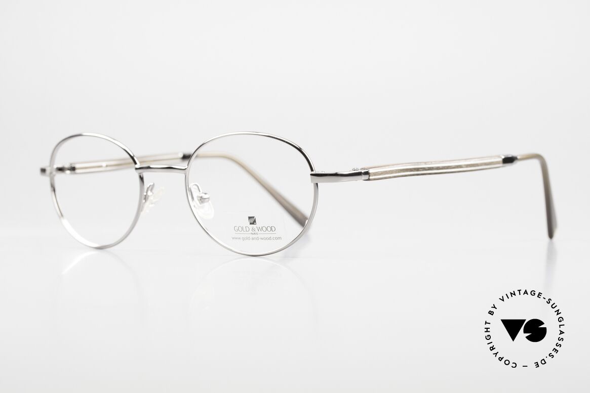 Gold & Wood 409 Luxury Wooden Specs Round, the credo: elegance, timelessness, craftsmanship, Made for Men and Women