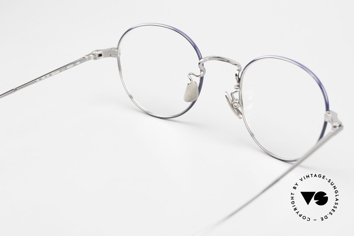 USh by Yuichi Toyama Michele Feather-Light Panto Glasses, unworn model from 2017 (for design lovers) + orig. case, Made for Men and Women
