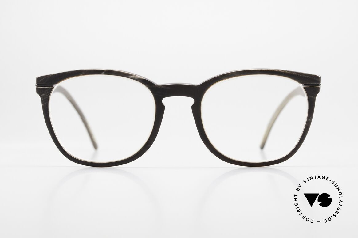 Hoffmann V7834 World's Lightest Horn Glasses, unique natural horn glasses from the V-Line Collection, Made for Men and Women