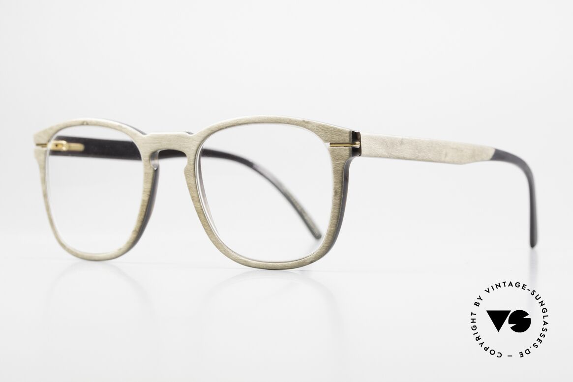 Hoffmann V7754 Horn And Wood Eyeglasses, made from natural materials wood and genuine horn!, Made for Men and Women