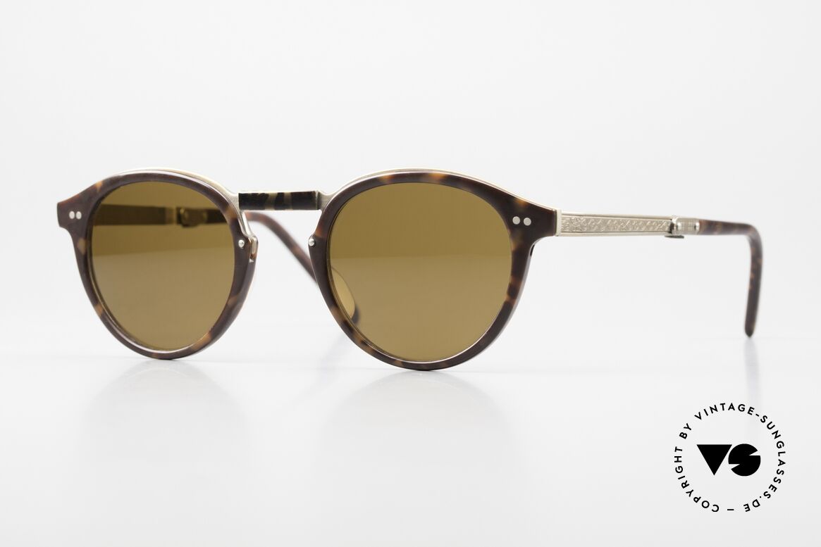 Matsuda 2811 Folding Panto Sunglasses, old original Matsuda folding sunglasses, made in Japan, Made for Men and Women