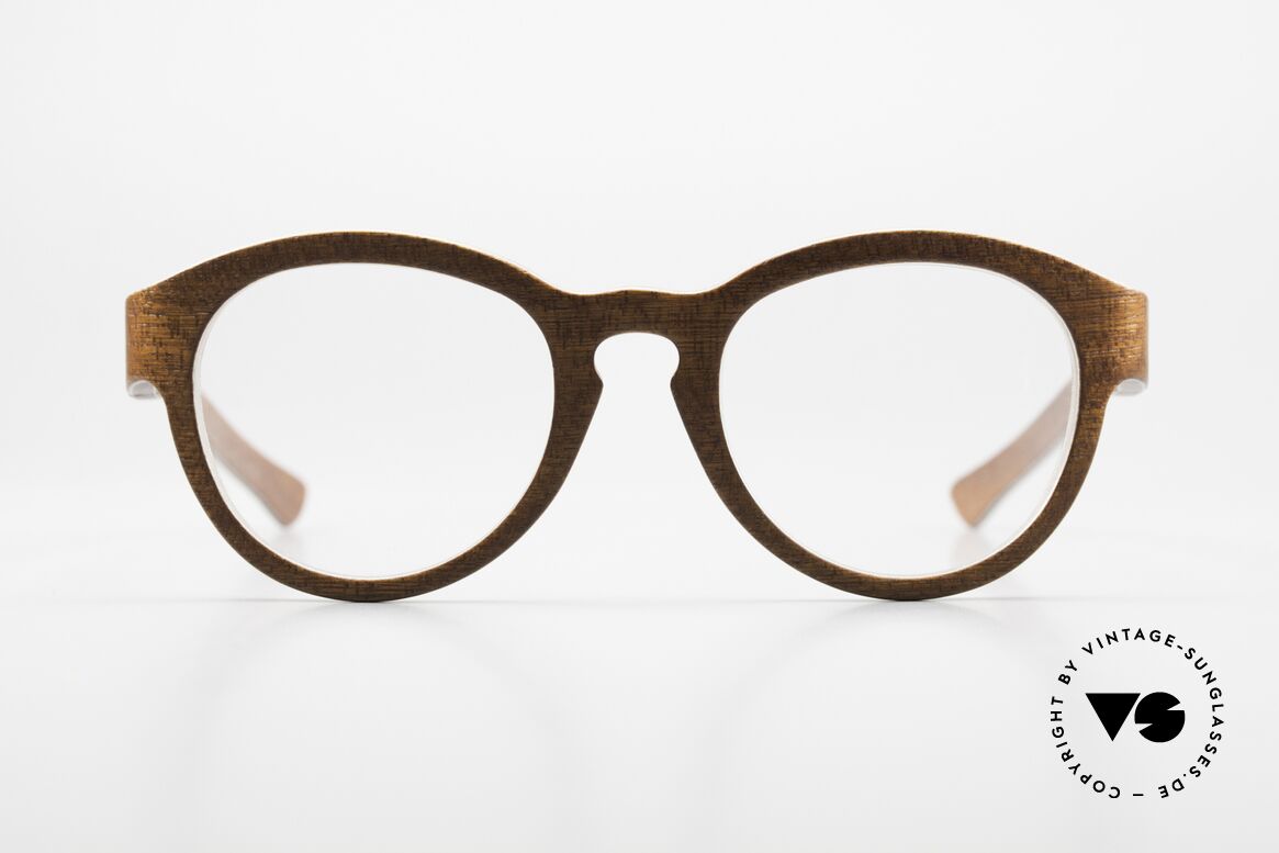 W-Eye Dianthus Natural Eyewear Unisex, actually made from 0.5 mm thick wooden sheets, Made for Men and Women