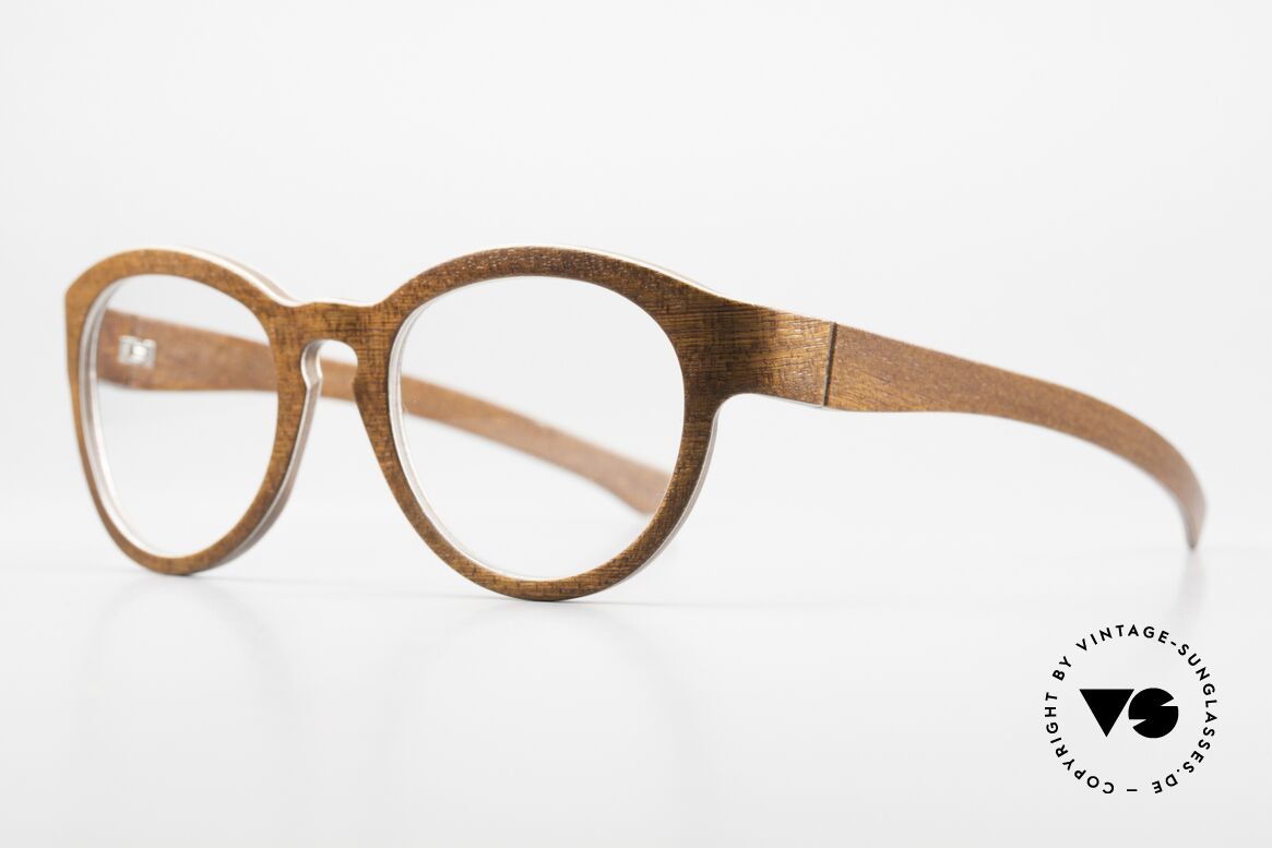 W-Eye Dianthus Natural Eyewear Unisex, combined with aluminum foil; see www.w-eye.it, Made for Men and Women