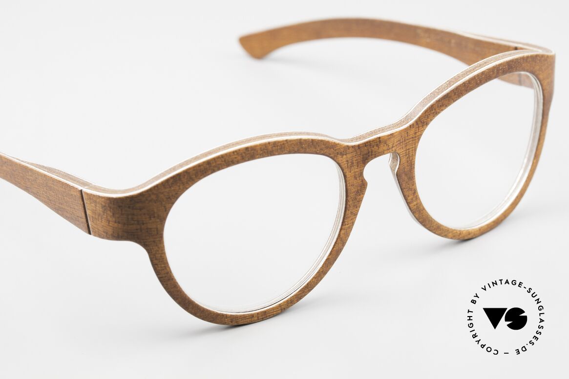 W-Eye Dianthus Natural Eyewear Unisex, classic round shape = for men and women alike, Made for Men and Women