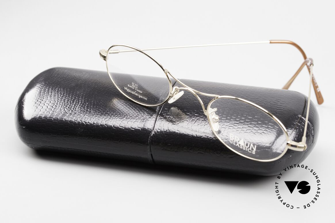 Braun Classics 201 Schubert Glasses Style, Size: small, Made for Men and Women