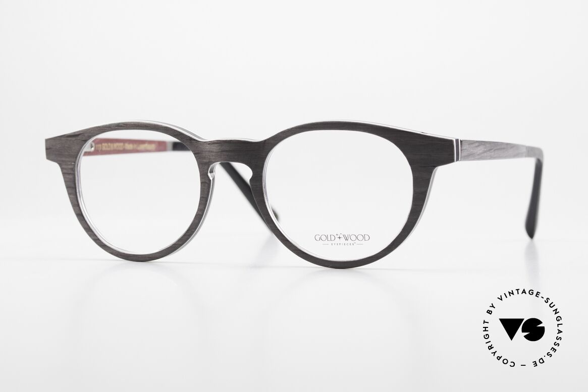 Gold & Wood Sirius 01 Luxury Frame Panto Design, Gold & Wood Paris eyeglasses, Sirius 01; size 46/20, Made for Men and Women