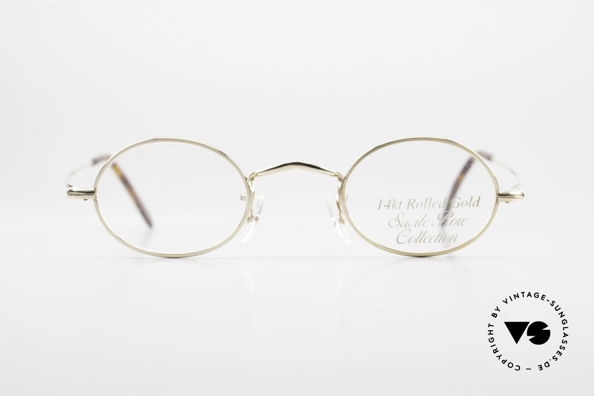 Savile Row Oval 38/24 14kt Rolled Gold Frame, Oval 38/24: the classic model from Savile Row, Made for Men and Women