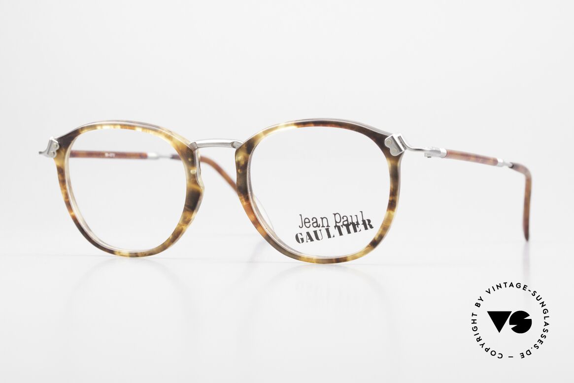 Jean Paul Gaultier 55-1272 Old Vintage Glasses No Retro, classical 90s designer eyewear by Jean Paul Gaultier, Made for Men and Women
