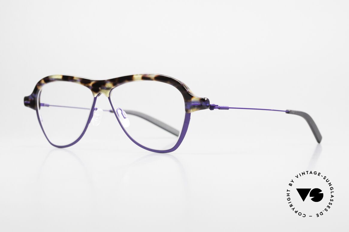 Theo Belgium Potet Crazy Specs Aviator Style, acetate front with flexible stainless steel temples, Made for Men and Women