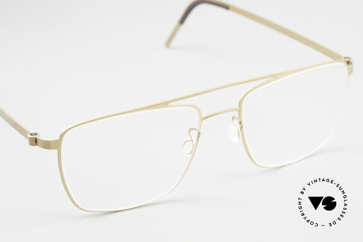 Lindberg 9595 Strip Titanium Vintage Designer Eyewear, unworn, new old stock with original case by Lindberg, Made for Men