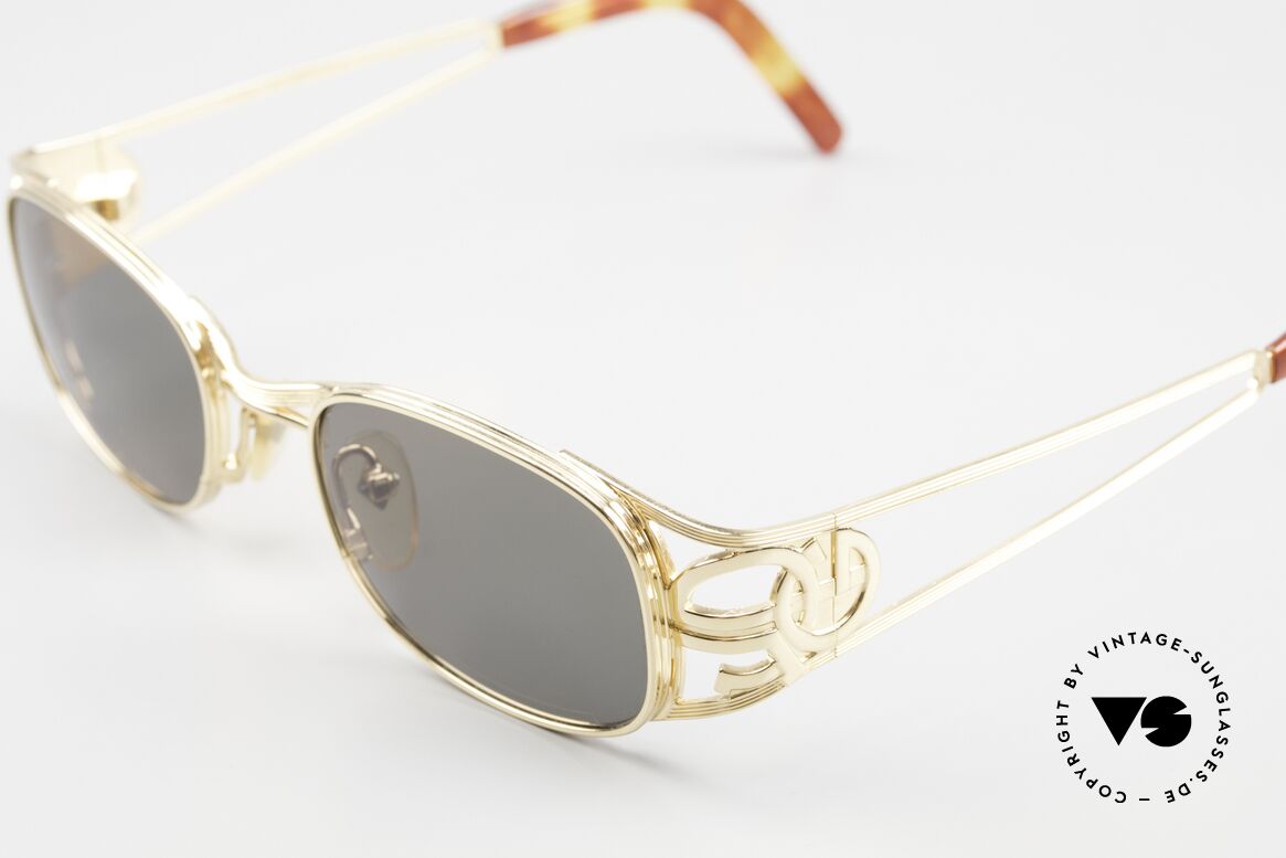 Jean Paul Gaultier 58-5101 Gold-Plated Made In Japan, unworn (like all our old 1990's designer sunglasses), Made for Men and Women