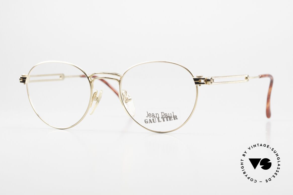 Jean Paul Gaultier 55-4176 Designer Eyewear Panto, unique designer eyeglasses by JEAN PAUL GAULTIER, Made for Men and Women