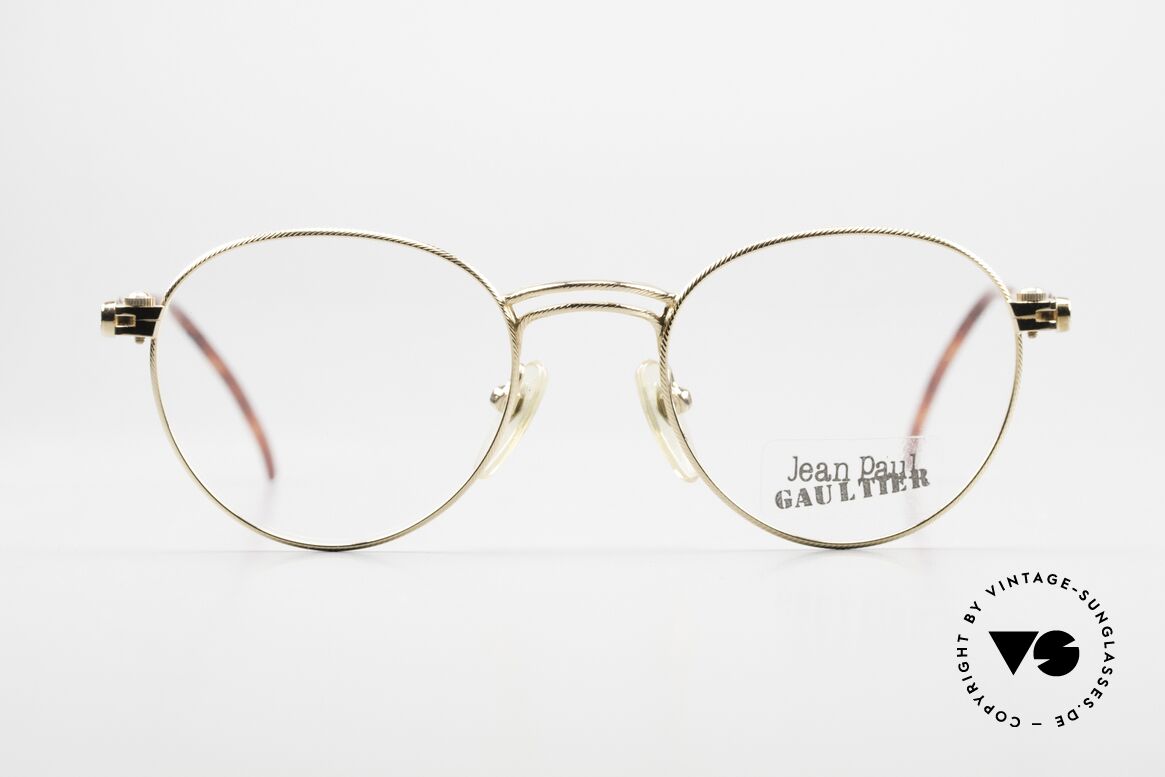 Jean Paul Gaultier 55-4176 Designer Eyewear Panto, modified panto eyewear shape in outstanding quality, Made for Men and Women