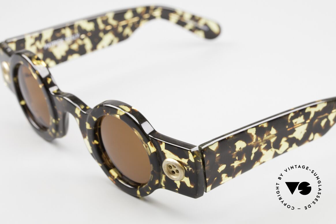 Patrick Kelly Peanut 32 Sunglasses With Buttons, Patrick Kelly worked together with Dior, Chanel, YSL, Made for Men and Women
