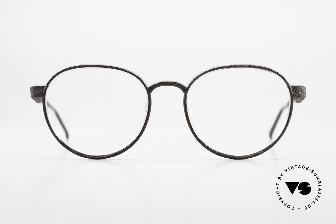 Rolf Spectacles Oxford Made Of Natural Material, Panto glasses, mod. Oxford, 02802, 02B, Rough Mocc, Made for Men and Women