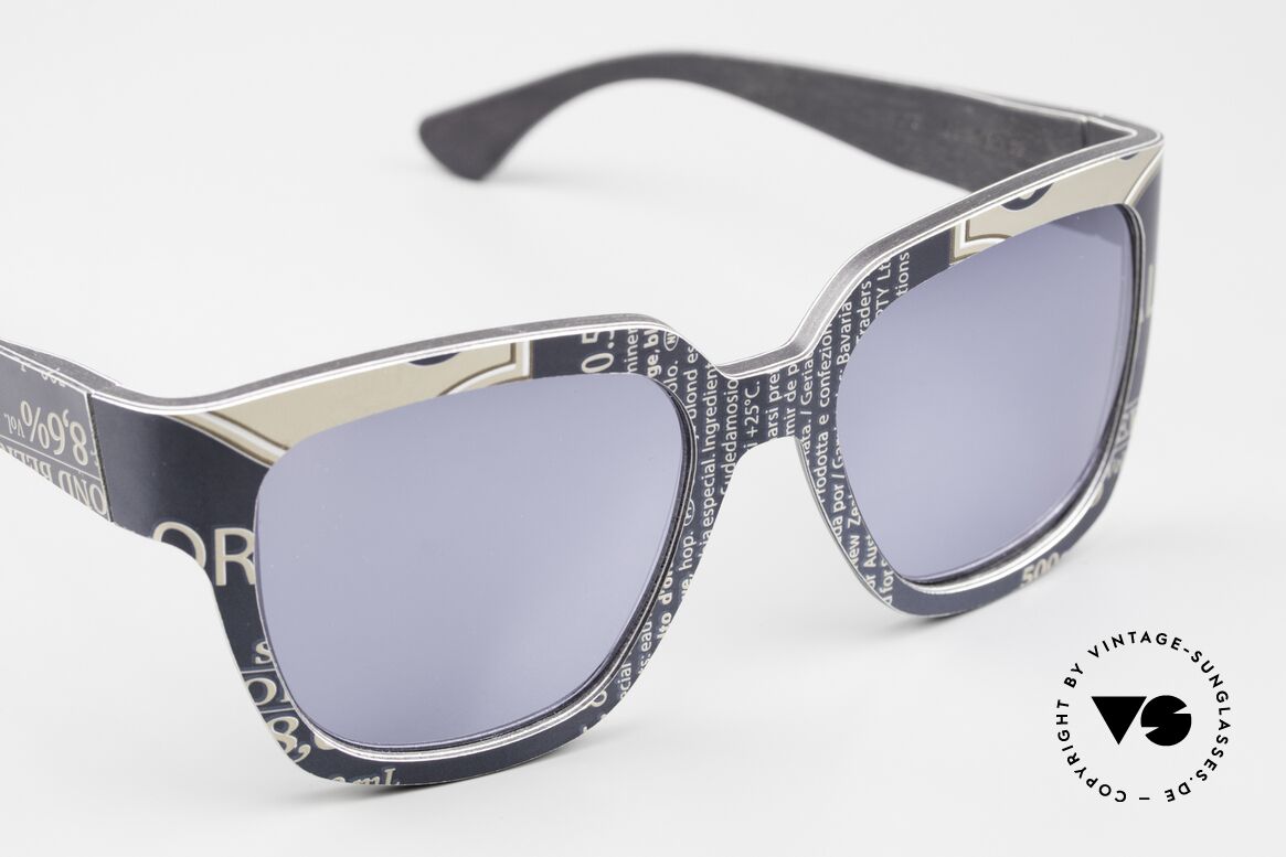 W-Eye YS102 Wooden Shades From Italy, limited edition with mirrored sun lenses; 100% UV, Made for Men and Women