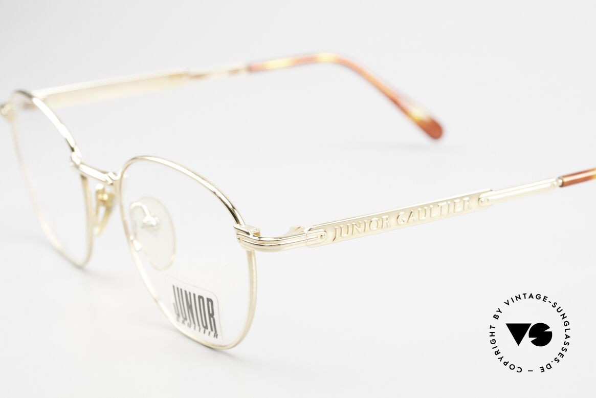 Jean Paul Gaultier 57-3178 22ct Gold-Plated Frame, unworn (like all our old JP Gaultier eyeglasses), Made for Men and Women