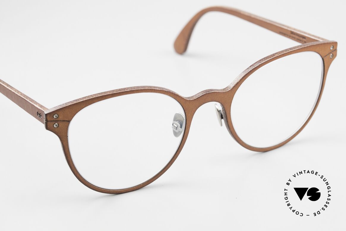 Lucas de Stael Minotaure Thin 05 Frame With Leather Cover, from 2017 but unworn (delivered in a case by de Staël), Made for Women