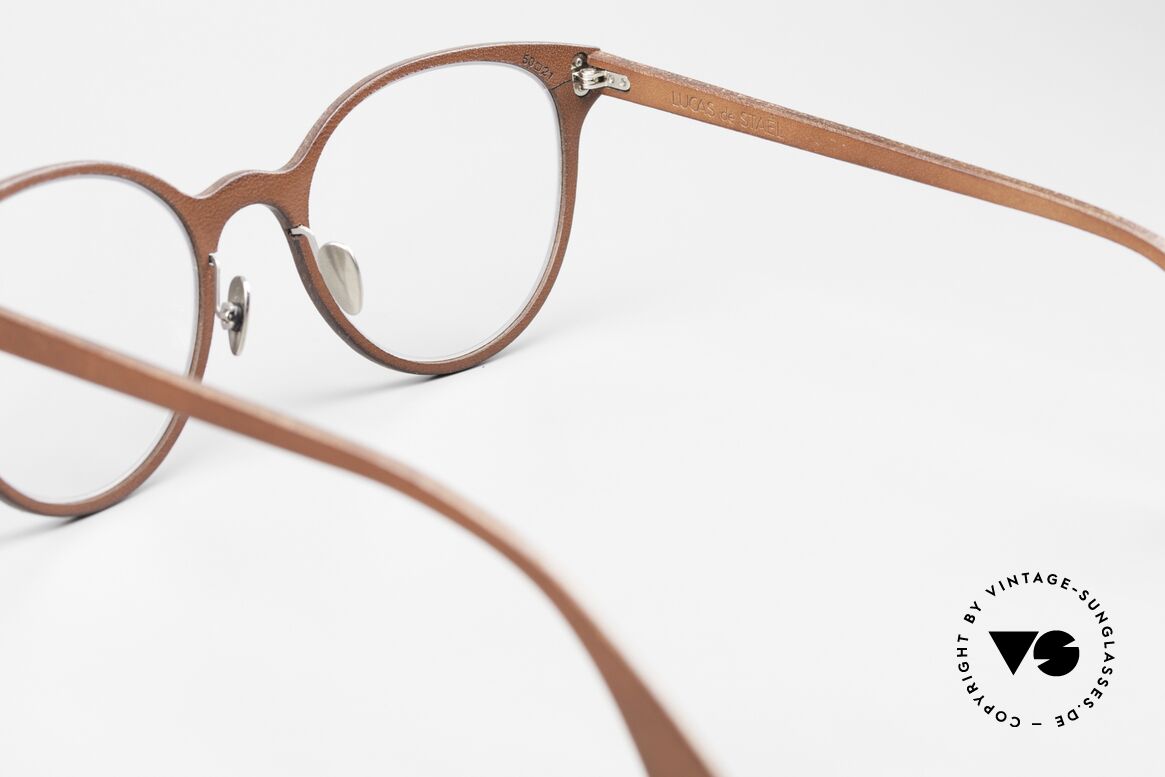 Lucas de Stael Minotaure Thin 05 Frame With Leather Cover, Size: medium, Made for Women