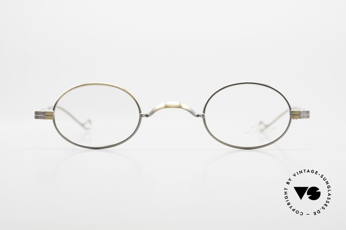 Lunor II 04 Small Old Original Frame, extra small oval vintage glasses of the Lunor II Series, Made for Men and Women