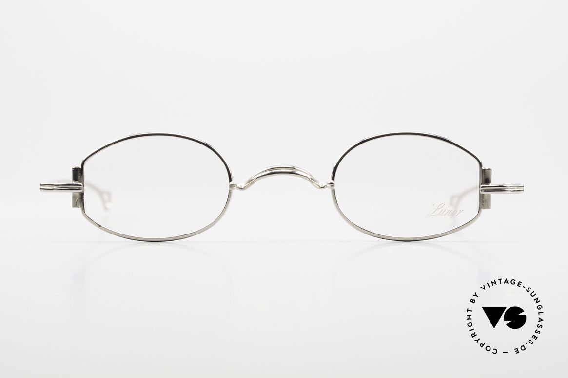 Lunor X 03 PP Platinum Plated Frame, minimalist Lunor eyeglass-frame of the Lunor "X"-Series, Made for Men and Women