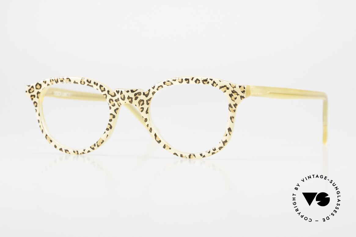 Lesca Pantos 2 Leopard Pattern Frame, LESCA ladies frame, model Pantos 2; color 120, Made for Women