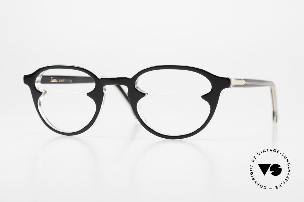 Lesca P1 1/2 Crazy Reading Eyewear, LESCA reading frame, mod. P1 1/2, color: black, Made for Women
