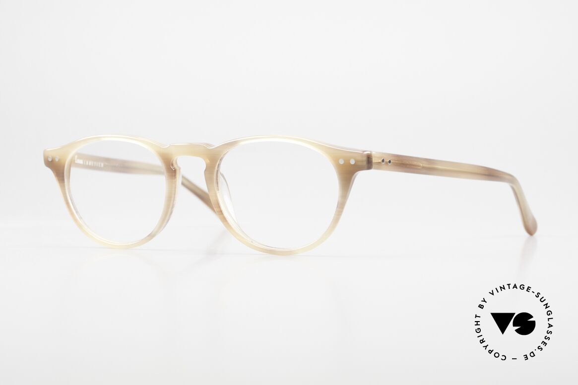 Lesca P18 Classic Unisex Eyewear, LESCA unisex frame, m. P18, col 17 light brown, Made for Men and Women
