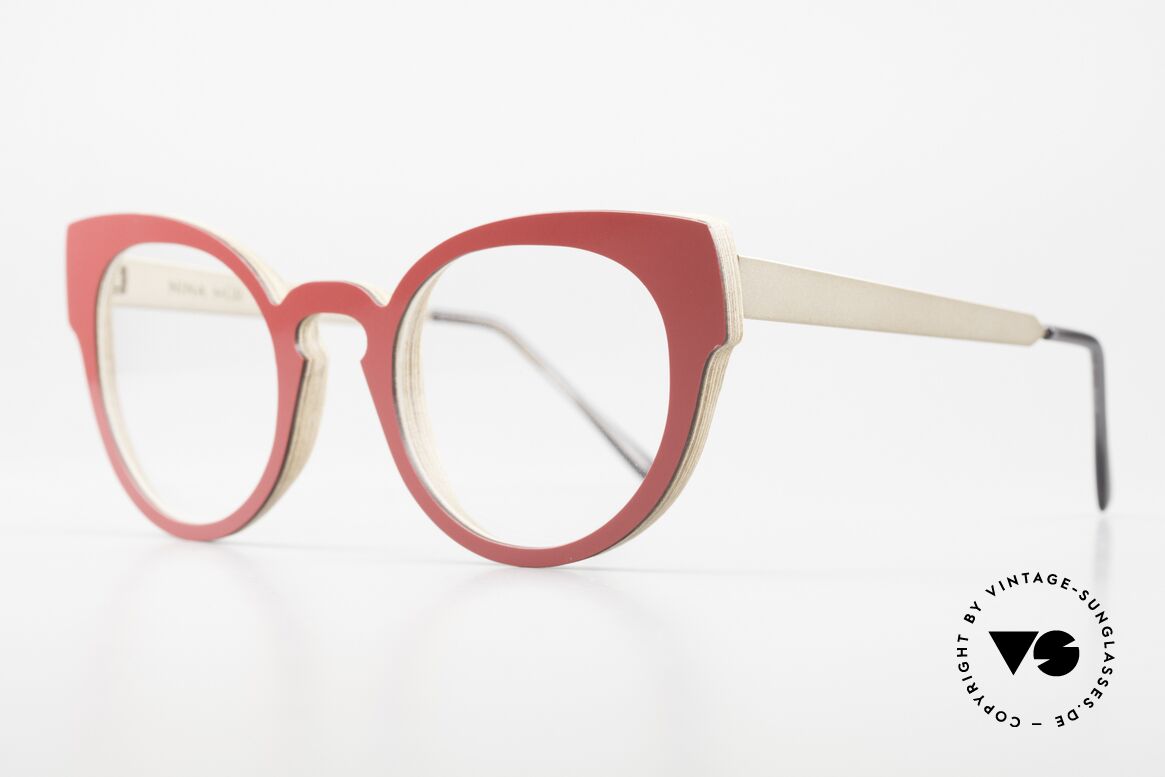 Nina Mur Liliana Wooden Glasses From Madrid, finest woodwork (check the photos) in size 50/19, 145, Made for Women