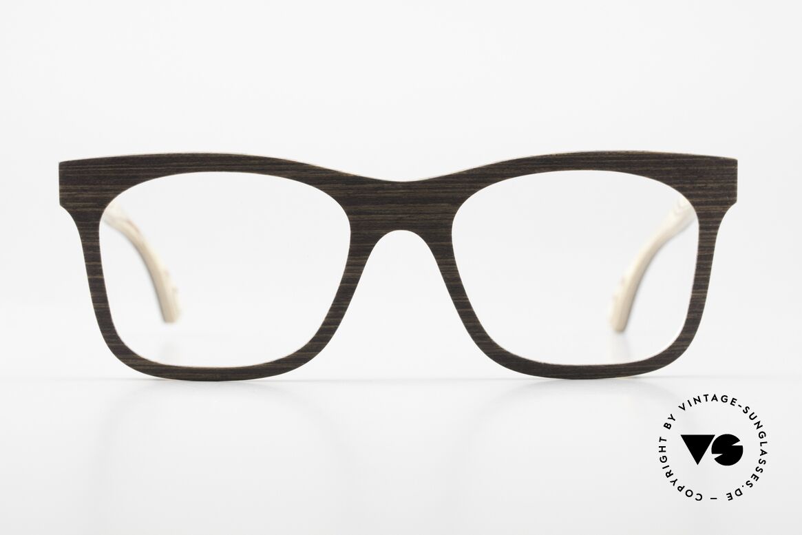 Nina Mur Marcelino Natural Eyewear For Men, Nina Mûr Eyewear wooden glasses from Madrid, Spain, Made for Men