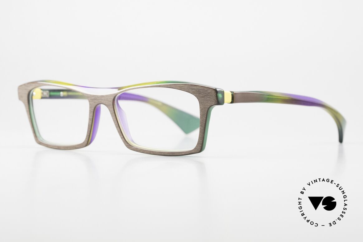 Piero Massaro 442 Interesting Men's Eyewear, technology and art in combination; with spring hinges, Made for Men