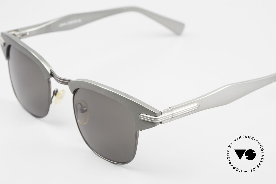 Lesca John.F. Striking Sunglasses Men, aluminium frame with flexible spring hinges, Made for Men