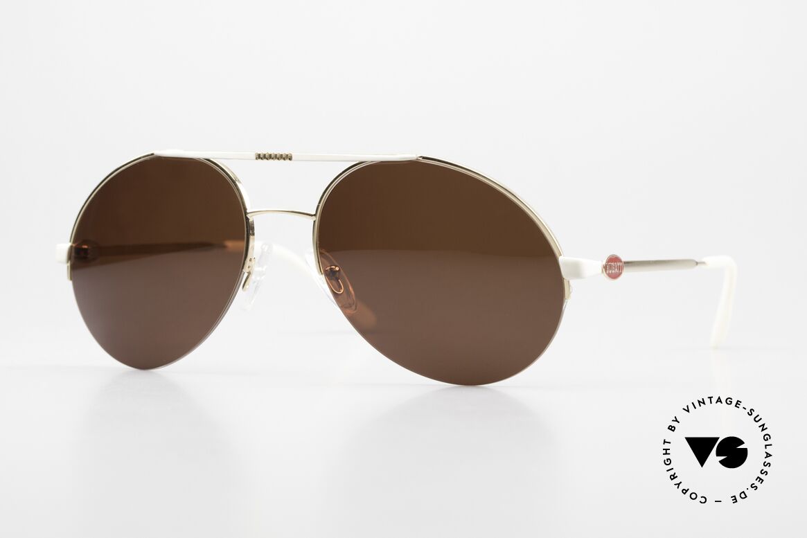 Bugatti 65787 Semi Rimless Sunglasses 80s, very elegant Bugatti vintage sunglasses for men, Made for Men