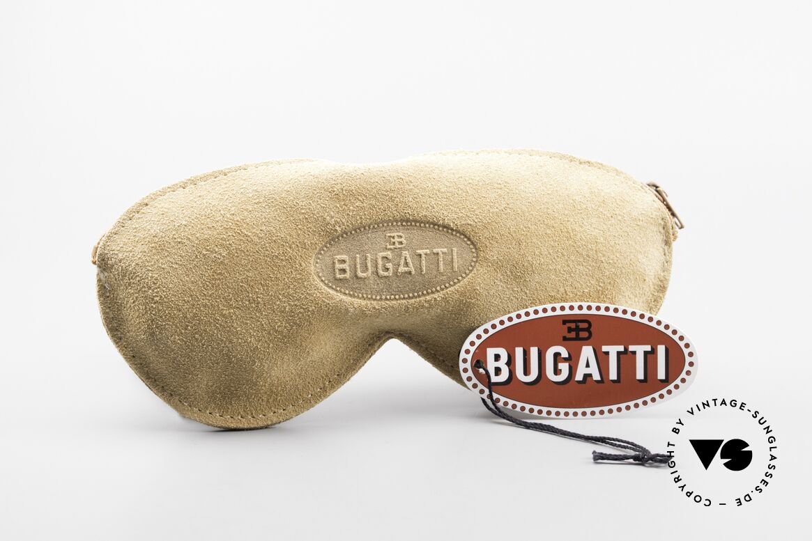 Bugatti 65787 Semi Rimless Sunglasses 80s, Size: large, Made for Men