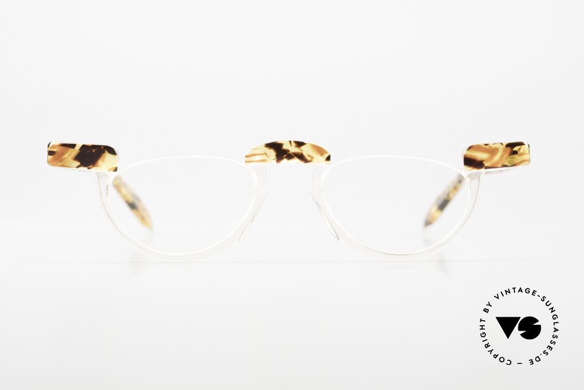 Theo Belgium Elolith Crazy Reading Specs 90s, crazy reading eyeglasses by Theo Belgium of the 90's, Made for Men and Women