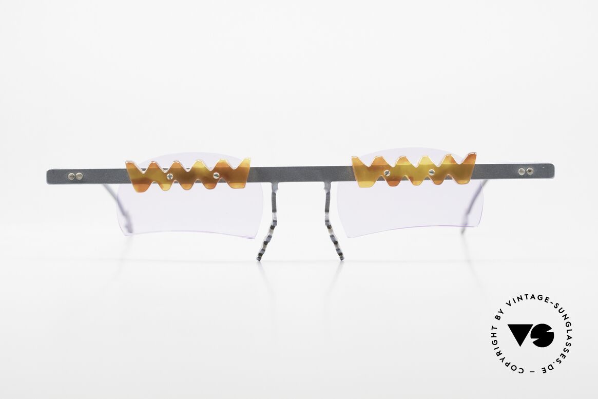Theo Belgium Tita I 5 Fancy 90's Eyeglasses Titan, founded in 1989 as 'anti mainstream' eyewear / glasses, Made for Men and Women