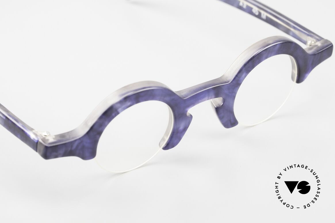 Proksch's A2 90's Eyewear Semi Rimless, NO present retro design; a 30 years old original!, Made for Men and Women