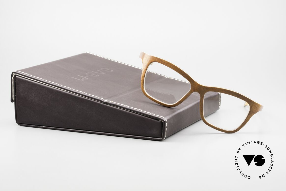 W-Eye 404 Unisex Wooden Eyeglasses, Size: large, Made for Men and Women