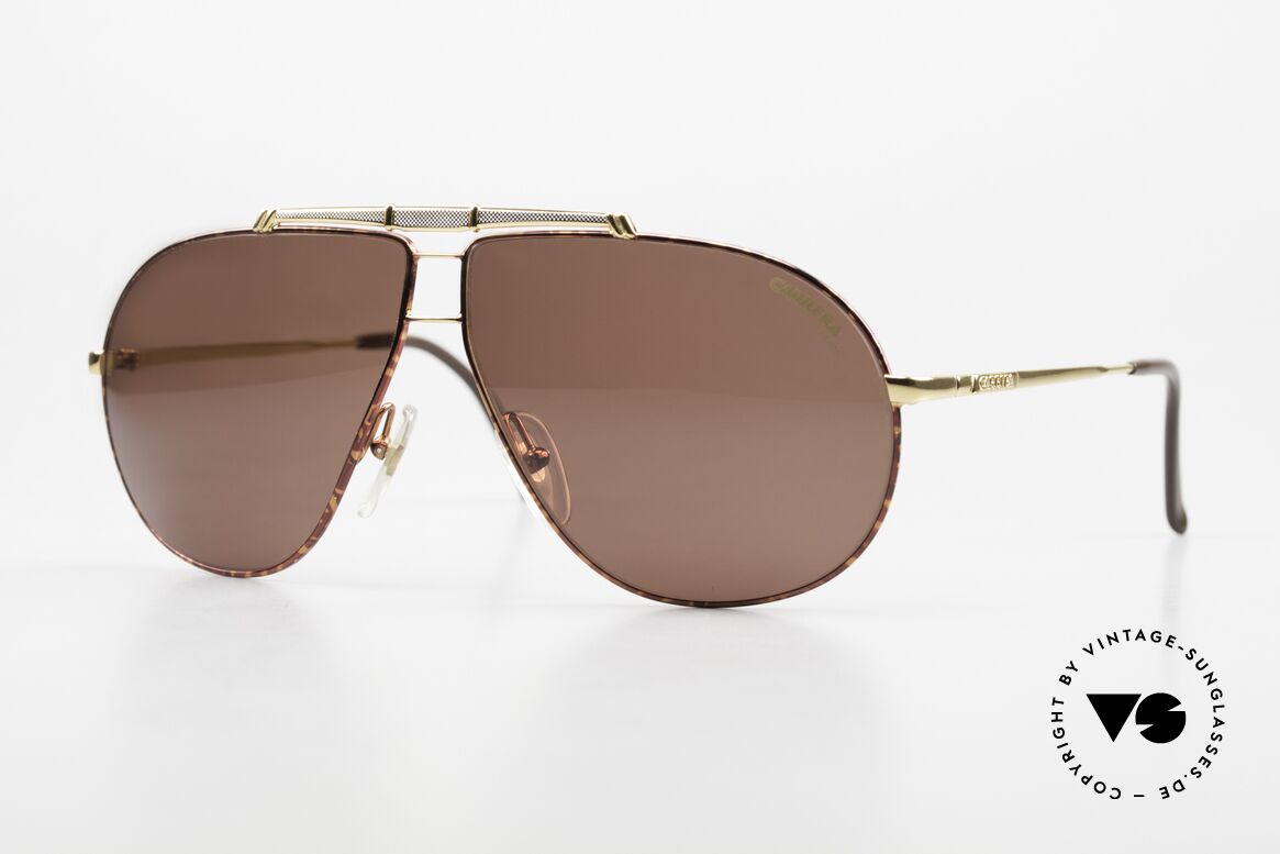 Carrera 5401 Large With Polarized Sun Lenses, Carrera shades of the Carrera Collection from 1989/90, Made for Men