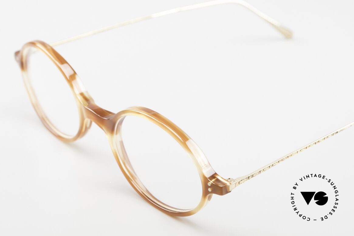 Gernot Lindner GL-602 925 Silver Acetate Combi, all of his "GL" models are made of real 925 silver, Made for Men and Women