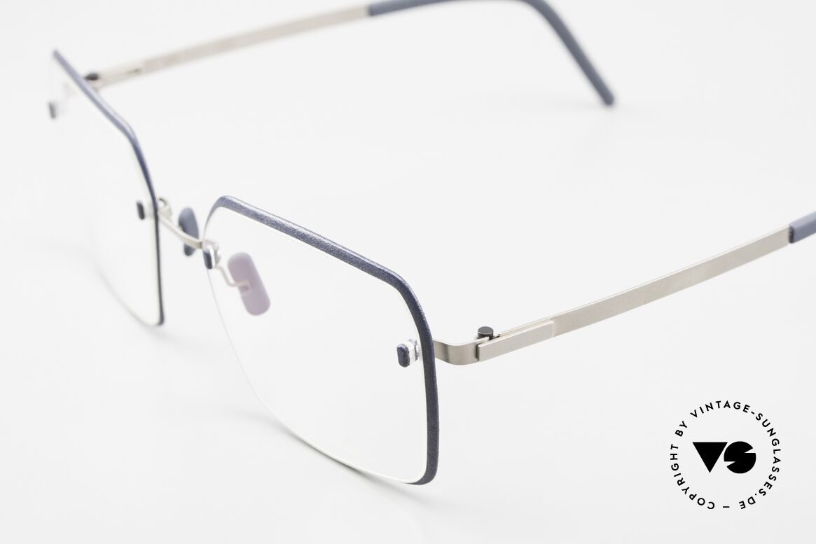 Götti Perspective Bold09 Rimless Glasses 3D Rim, rimless eyeglasses with additional decorative rim, Made for Men and Women