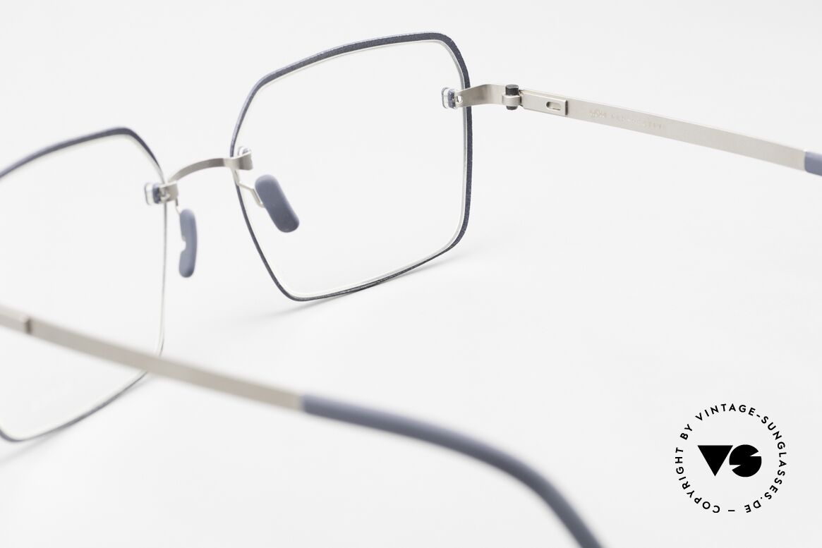 Götti Perspective Bold09 Rimless Glasses 3D Rim, the orig. DEMO lenses can be exchanged as desired, Made for Men and Women