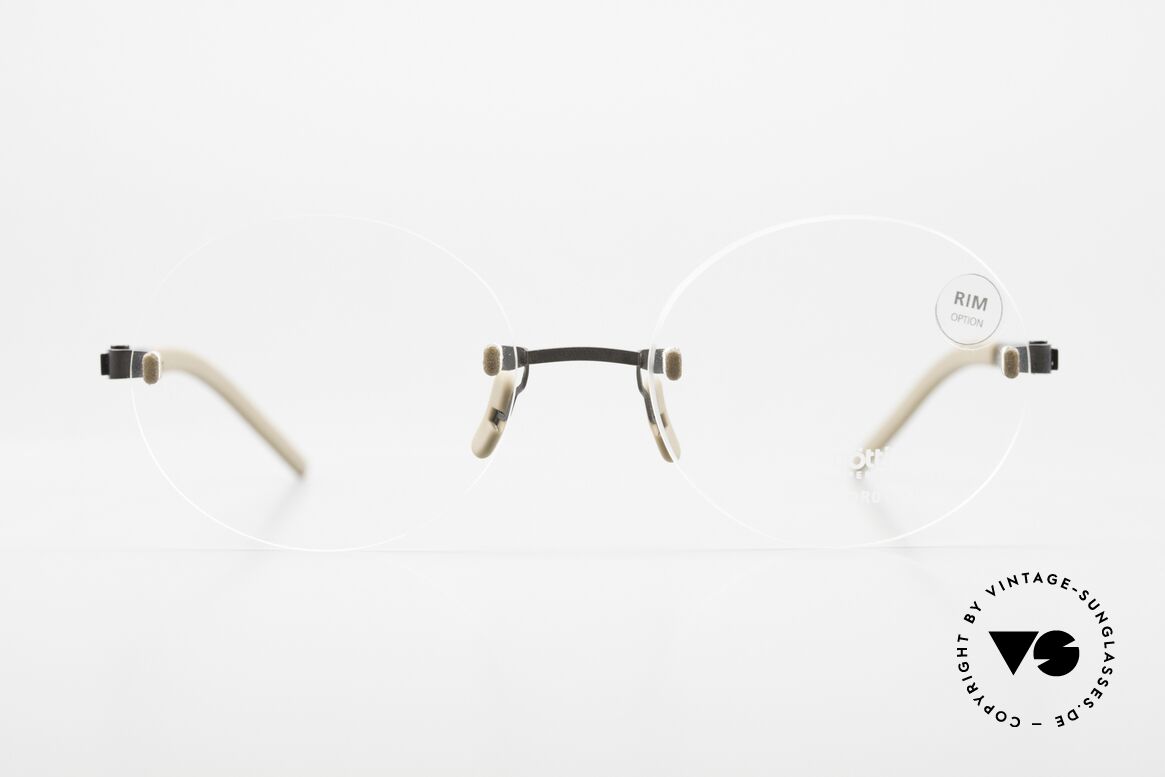 Götti Perspective OR01 Ladies & Men's Eyeglasses, rimless unisex specs; eye-catching and minimalist, Made for Men and Women