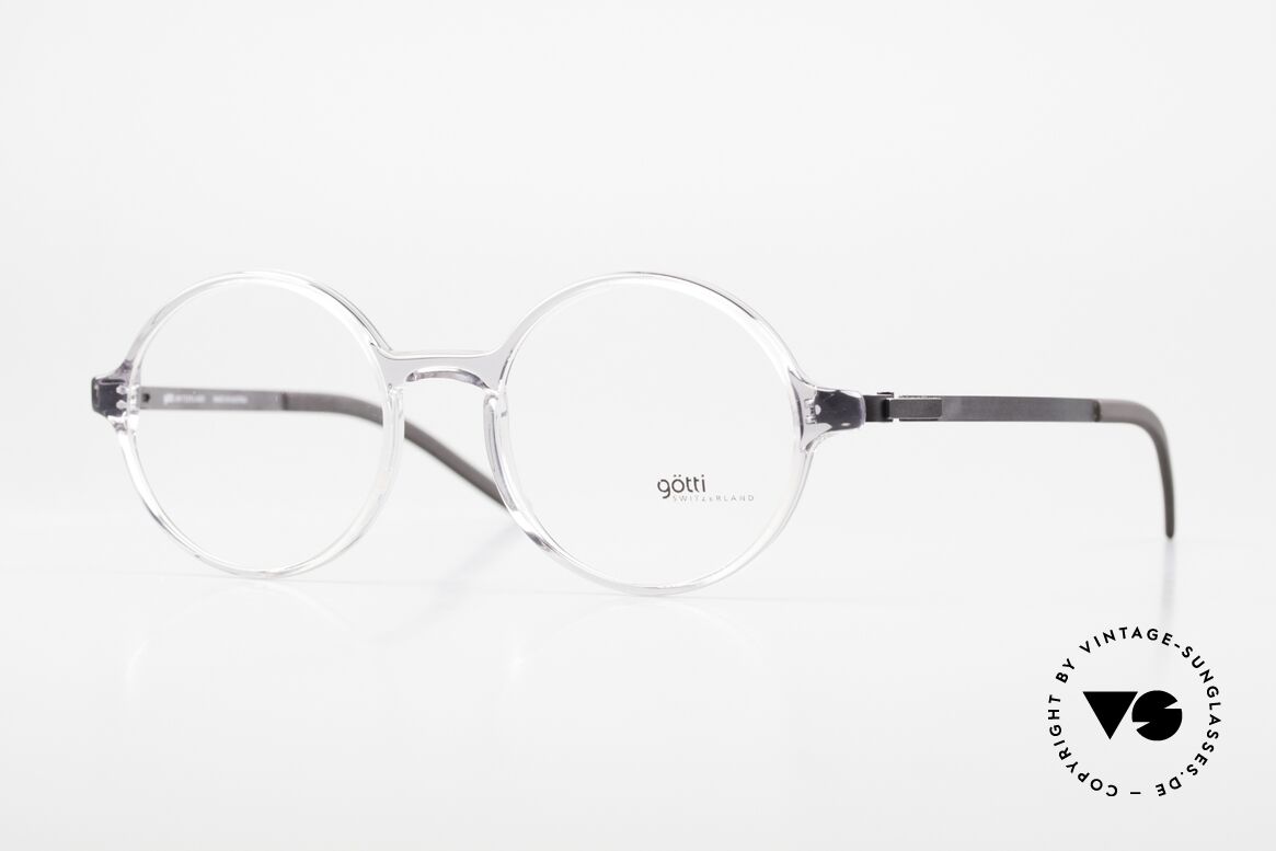 Götti Sedrin Timeless Crystal Black, Götti / Goetti glasses Sedrin, TBG-B, size 50/17, Made for Men and Women