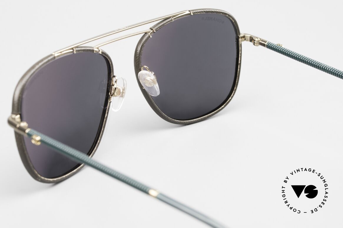 Chanel 4230 Luxury Sunglasses Leather, Size: medium, Made for Men and Women