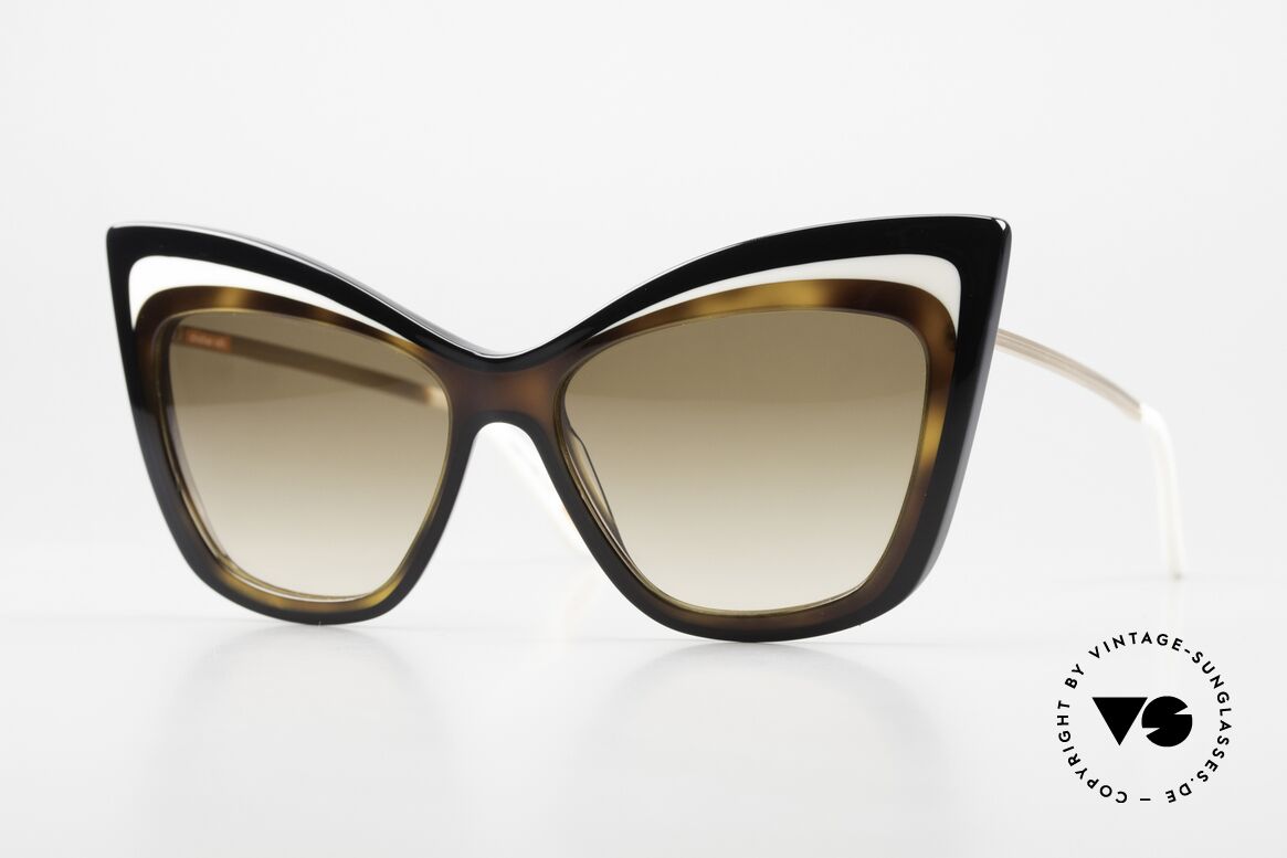 Christian Roth Rock'N Roth Very Feminine Frame Shape, Christian Roth sunglasses, CRS-00007 BLK, 54-16, 138, Made for Women