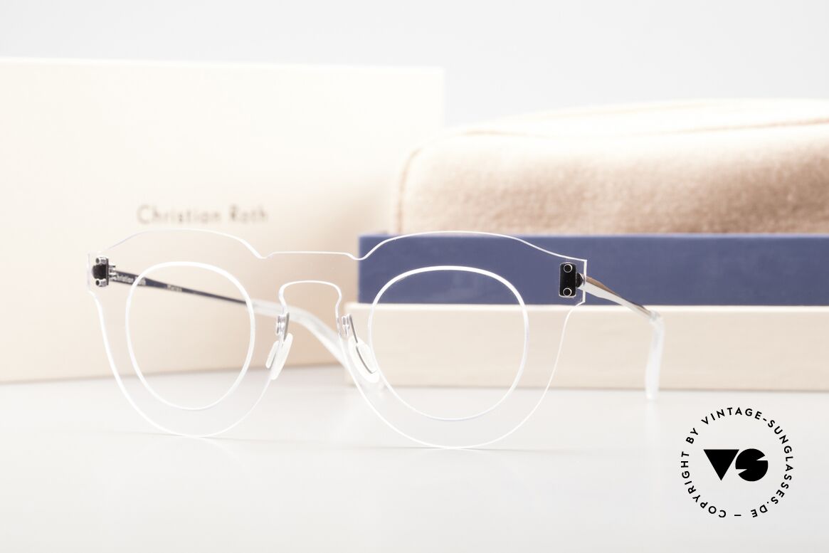 Christian Roth Matos Transparent Glasses Unisex, Size: medium, Made for Men and Women