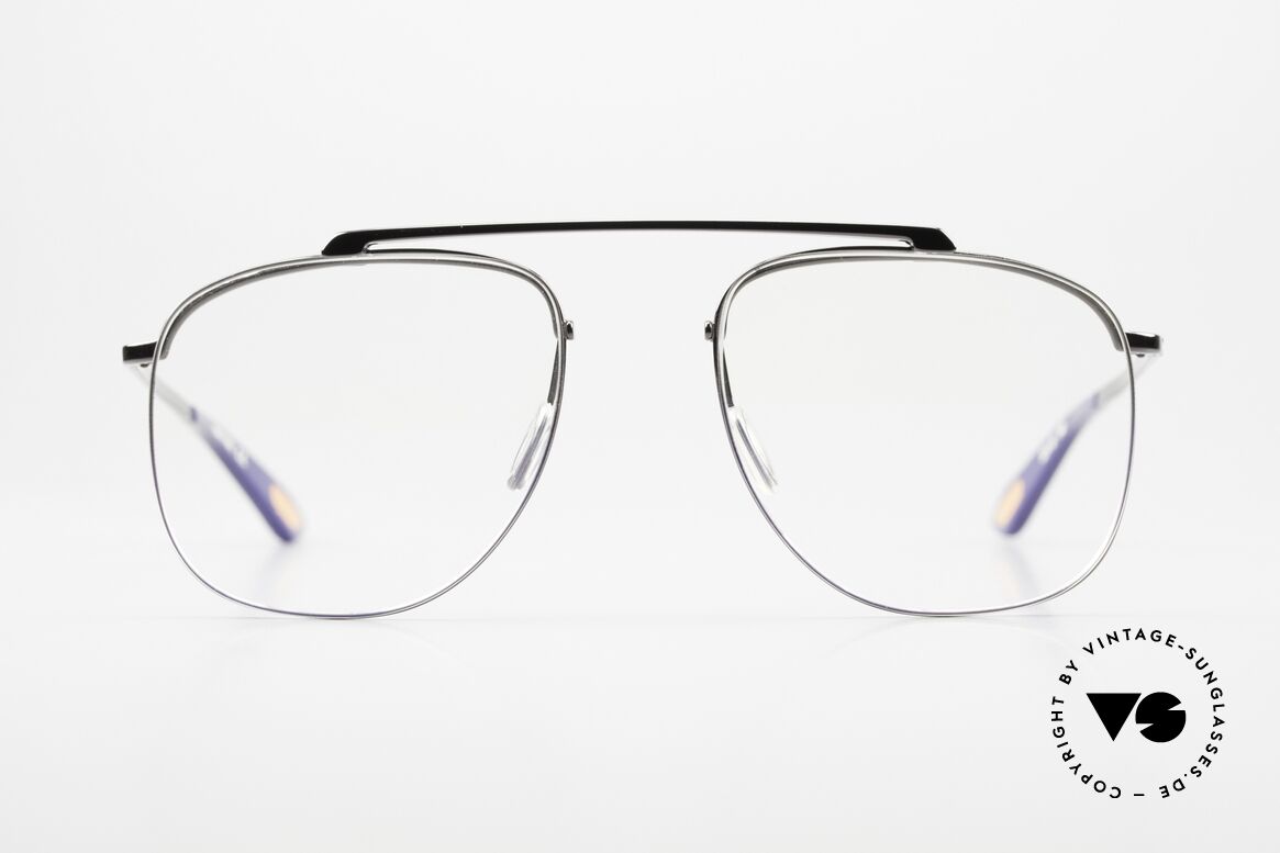 Christian Roth 5USW Interesting Construction, striking men's eyeglasses, metal frame in "gunmetal", Made for Men