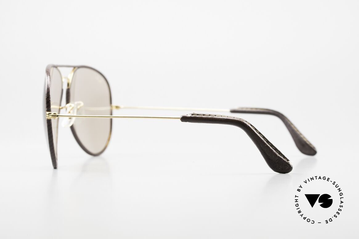 Ray Ban Large Metal II Self-Darkening Sun Lenses, only TINY dots on the old mineral lenses from the 1980's, Made for Men