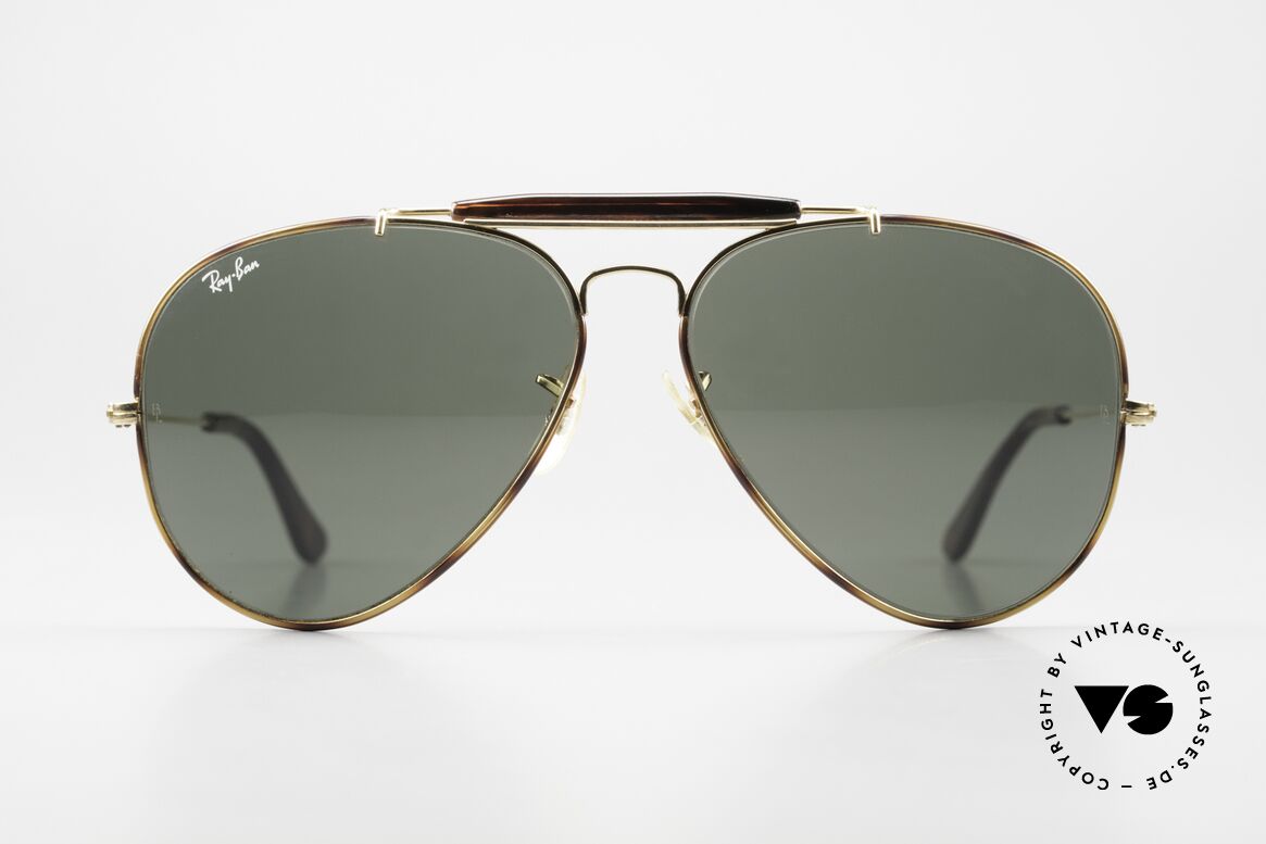 Ray Ban Outdoorsman II B&L G15 Mineral Lenses, legendary aviator design in best quality (high-end), Made for Men